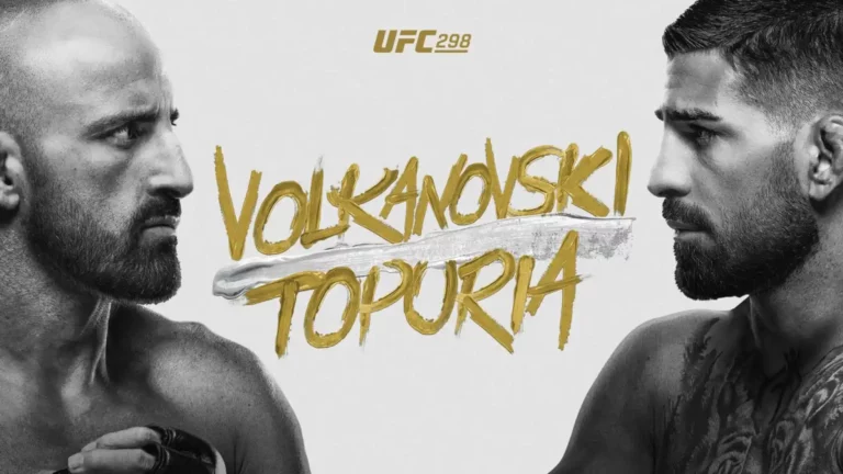 UFC 298 tendrá lugar en el Honda Center de Anaheim, California, por lo que ver a Ilia Topuria disputar el cinturón requerirá madrugar.
