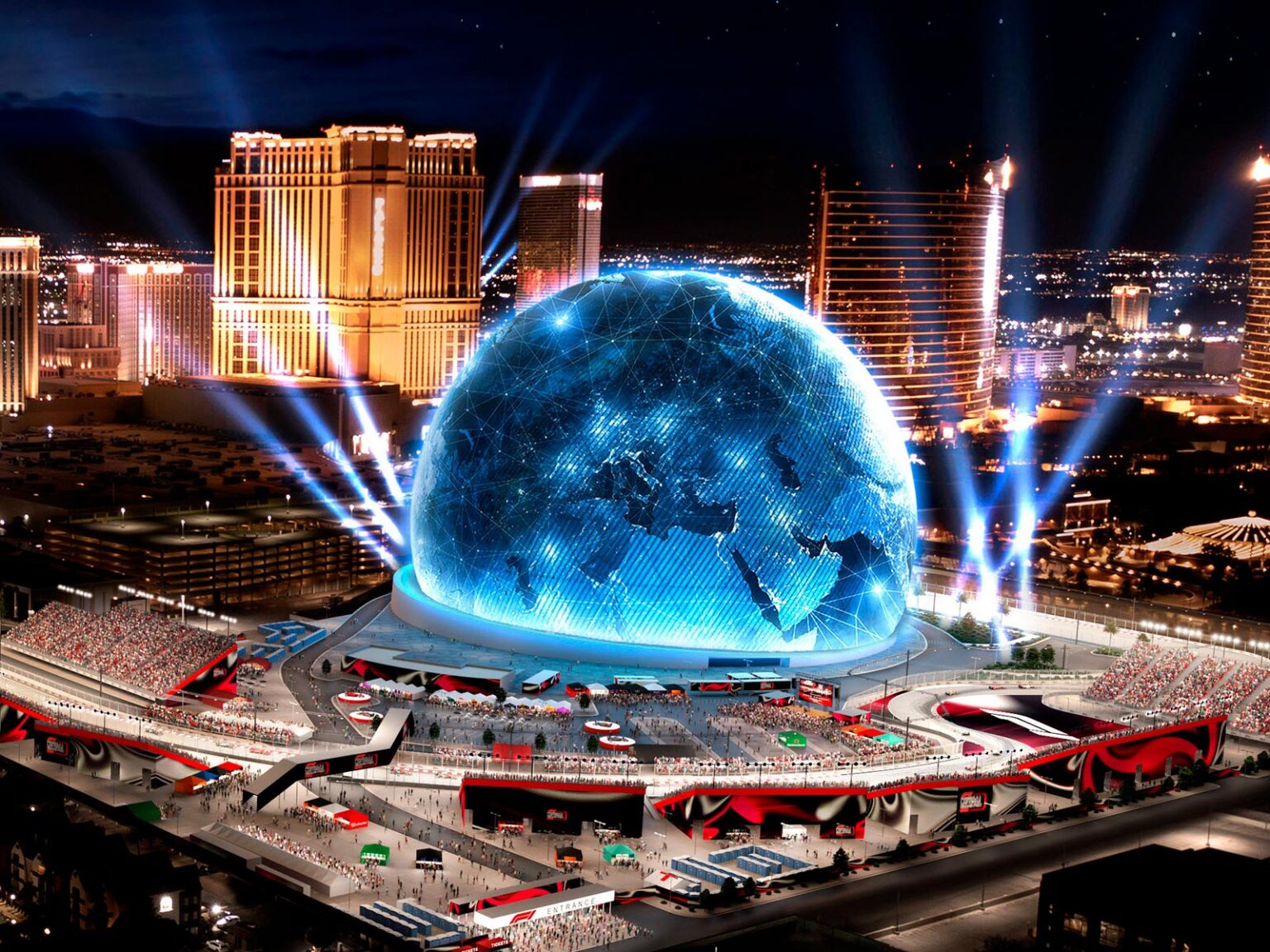 The Sphere es el novedoso estadio en el que UFC celebrará el UFC 306