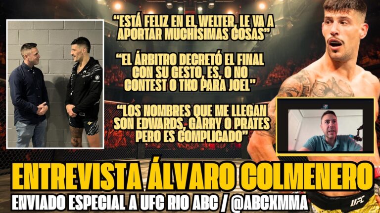El periodista y compañero del Diario ABC nos cuenta todo lo relacionado con Joel Álvarez tras su paso por UFC Rio.