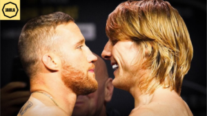 Justin Gaethje y Paddy Pimblett pelearán por ser campeón del peso ligero en ausencia de Ilia Topuria