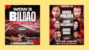 WOW 26 servirá para arrancar el año de las MMA españolas con un evento por todo lo alto en el Bilbao Arena.