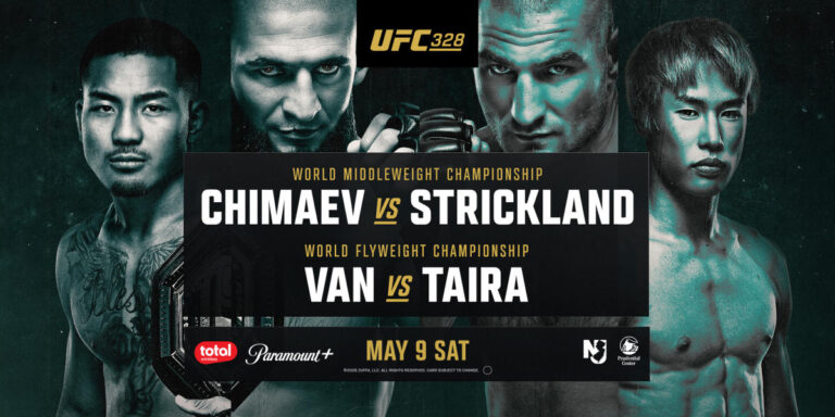 UFC 328 va a ser explosiva: Chimaev defiende el cinturón ante Strickland.