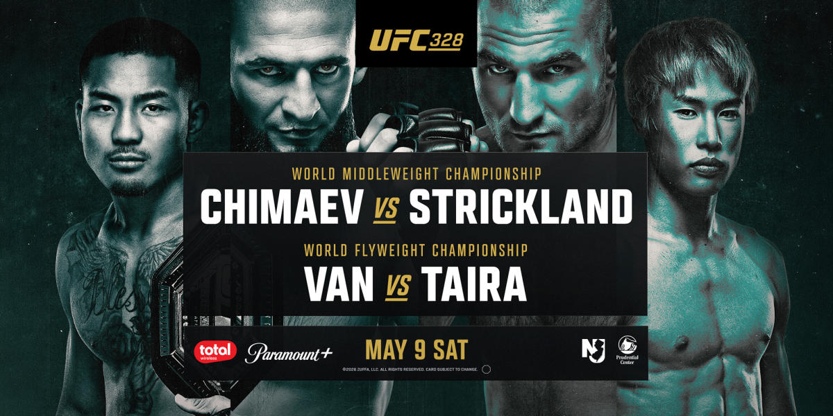 UFC 328 va a ser explosiva: Chimaev defiende el cinturón ante Strickland.