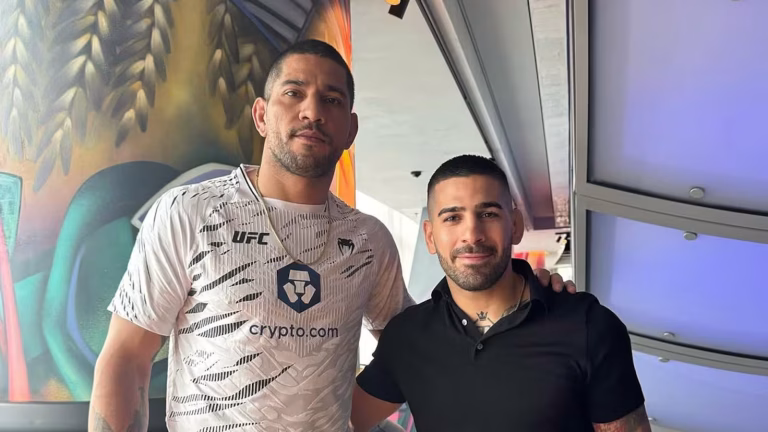 Pereira y Topuria en UFC Freedom 250