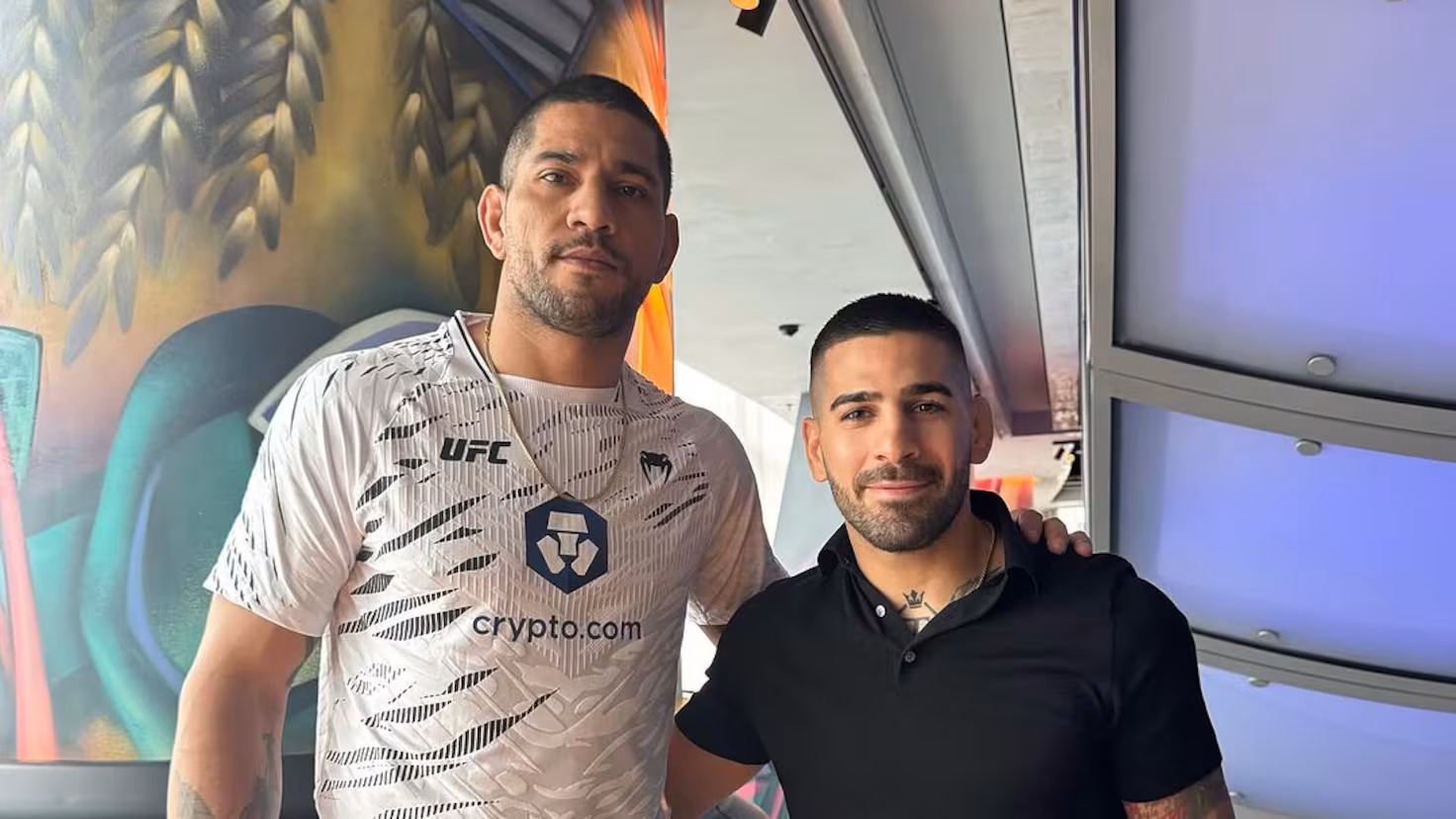 Pereira y Topuria en UFC Freedom 250