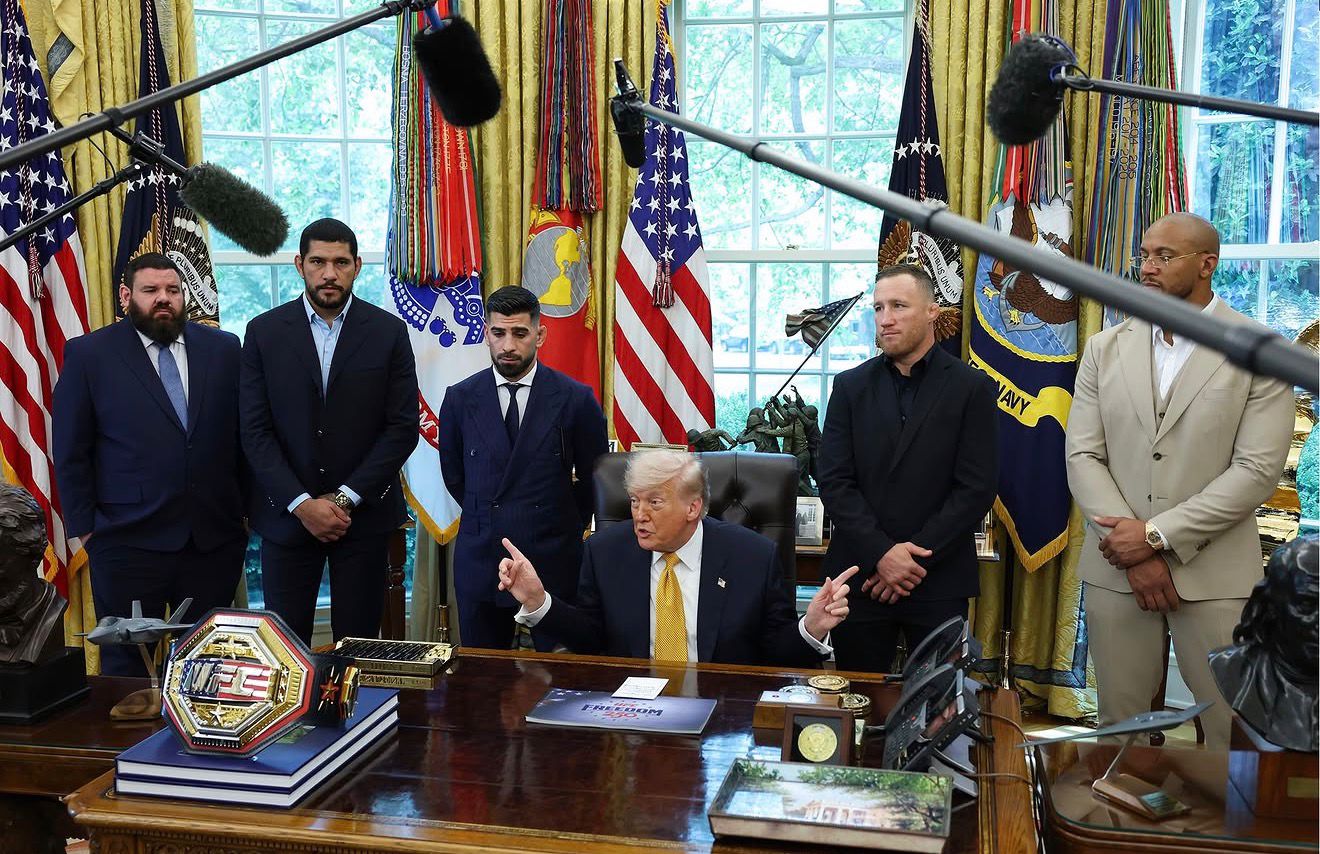 UFC y Donald Trump protagonizan un encuentro que evidencia la mezcla entre el poder y el entretenimiento