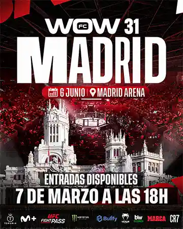 WOW 31 el 6 de junio en Madrid
