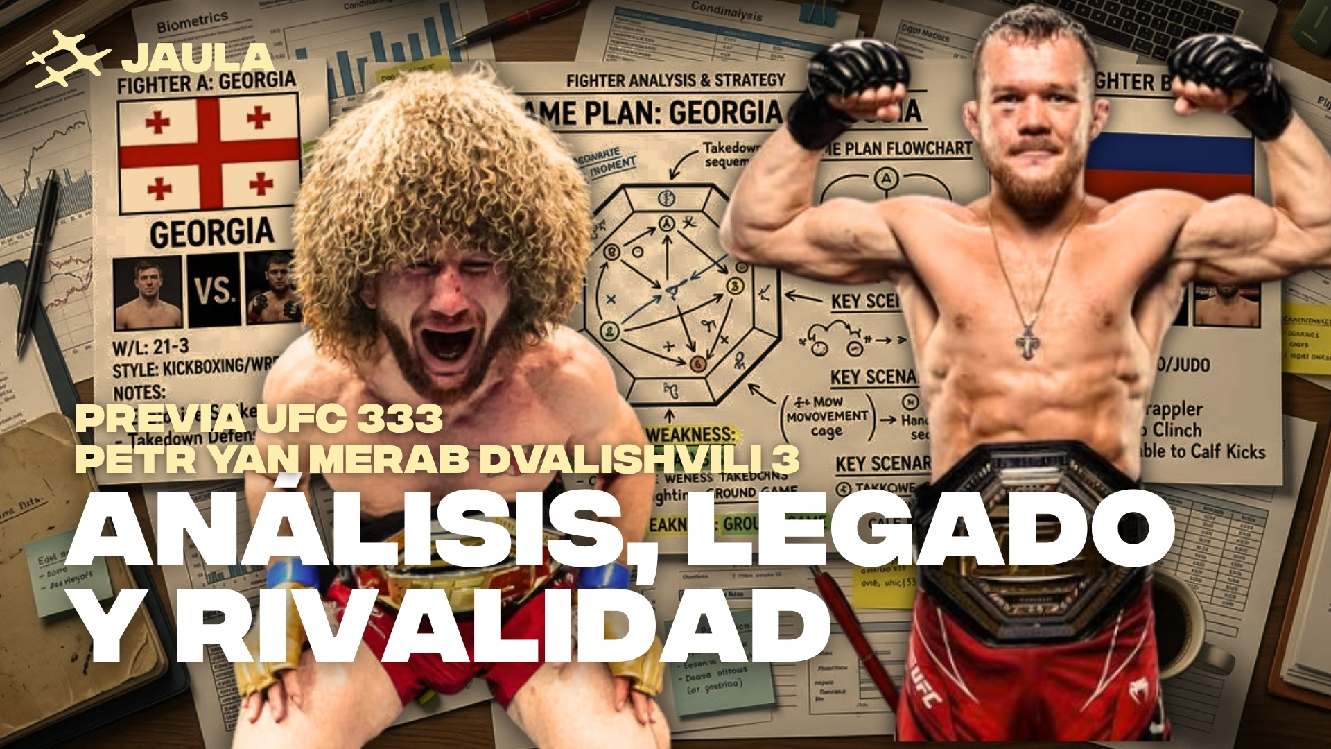 Análisis completo del Petr Yan vs. Merab Dvalishvili 3 antes de su cruce por el cinturón de peso gallo en UFC 333.